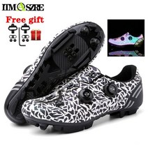 바이크부츠 신발 사이클링 mtb 도로 클리트 플랫 자전거 경주 spd 자전거 신발 노선 속도 사이클 부츠 운동화 자전거 클리트 산, mtb 화이트, 6.5