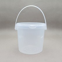 더팩 PP투명 원형 손잡이잠금용기 내열손잡이용기 3095(3L) 40개, 1세트
