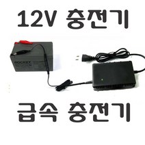 12v 배터리 축전지 충전기 밧데리 가방 스위치 전동차 스쿠터 해루질 빳데리, 12V전용충전기(급속)