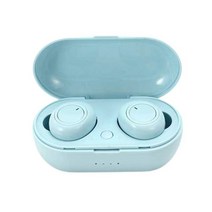 가성비 블루투스 이어폰 TWS 무선 fone 블루투스 5.0 이어폰 터치 컨트롤 9D 스테레오 헤드셋 마이크 스포, 13 blue