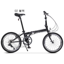 다혼 DAHON 아처 P8(스피드P8) 8단변속기 20인치 미니벨로 접이식 자전거, 해운출고(7~15일전후), 02 블랙