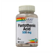 솔라레이 판토텐산 비타민B5 500mg 100베지캡슐
