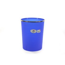 은성 칼라휴지통 청색 소 3L 1호 5L 2호 7L 3호 10L 4호 15L 5호 20L 꽃 원형휴지통
