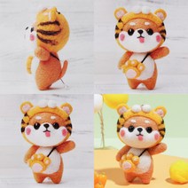 스윗딜 DIY 동물친구 양모펠트 키트 어흥시바견 펠트지 양모펠트인형