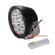 아이맥몰 LS90 8200루멘 LED 서치라이트 선박용 자동차 중장비 전조등 조명등, AC220v연결용, 1세트