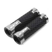 오토바이 알루미늄 핸들 바 그립 혼다 CB500X CB1000R CB400SF CB599 CB125 22MM, 04 titanium