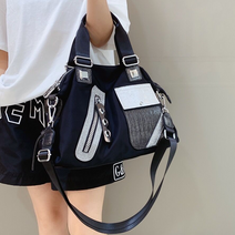 토트 백 여 뉴 통근 캔버스 숄더백 일일한휴 대용량 옥스퍼드 -17045