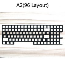 기계식 키보드 소음기 패드 소프트 랜딩 딤플 폼 스폰지 GH60 레프트 64 96 84 레이아웃 660 68 87 104 980, 한개옵션2, 08 96 Layout, 한개옵션1