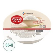 CJ제일제당 T 햇반 백미 210gX36개, 단품