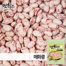 맛봉달 매화콩 얼룩이콩 호랑이콩 강낭콩 울타리콩 새알콩 미국산 22년산, 1개, 10kg 마대포장