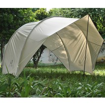 캠프타운 터널타프 대형 타프 쉘터 렉타타프 그늘막, 검은색 페인트 은색