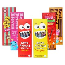 [캔디마을] 베프일레븐 빼빼로 1곽(25개입) (랜덤발송), 투명포장 롱스틱 25개세트