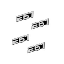 자동차 엠블럼 금속 오디오 스피커 스티커 4 입 BMW E87 E90 E46 E60 E70 G30 x x3x5x6x7 장식, 03 for E6 4pcs