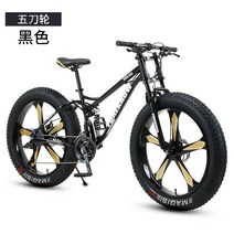 풀샥 MTB 입문용 자전거 팻바이크 엠티비 오프로드 자전거, 30단, 26인치, 블랙오도일체바퀴