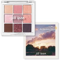 [파다] JILL LEEN GM03 Mini Eyeshadow Palette 9 Colors Pink Glitter Polarized High Color Adhesion Compa, [02] GM12
