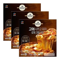 CJ제일제당 고메 로제크림치킨 시카고피자 400G X 3개, 단품
