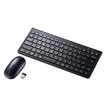 일본직발송 3. 산와 서플라이(SANWA SUPPLY) SANWA SUPPLY 마우스가있는 무선 키보드 (숫자 키 없음) USB, One Size, 숫자 키패드 없음