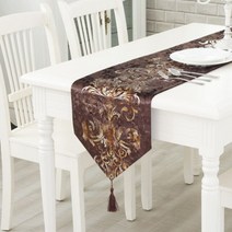 테이블 러너 Coth 유럽 자카드 침대 플래그 가정 장식 용품, 33x226cm, a