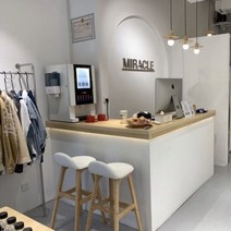 카페카운터 인포 테이블 카운터 옷가게 리셉션데스크, E