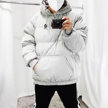 옆트임 아노락 자켓 후드 패딩 점퍼