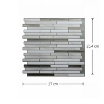 온장고 음료온장고Vividtiles 모자이크 벽 타일 DIY 쉬운 자체 접착 주방 Backsplash 홈 인테리어-3, 03 T80703_03 10 Pieces