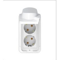 아남 르그랑 이프렌 콘센트 화이트 1구 2구 4구 방우, 2구방우세로