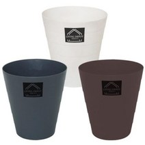 아트박스/에이치플러스몰 W65C320 라인 오픈 휴지통 10L, 그레이