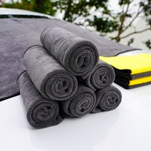 엠노블 차량용 극세사 세차 타월 드라잉 버핑 유리 타올 수건 걸레 세차용품 소형 중형 대형