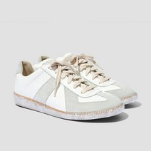 메종 마르지엘라 명품메종마르지엘라 22FW 페인팅 화이트 독일군 스니커즈 S37WS0562 P3724 H8339