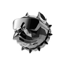 디프로젝트 디불 불독 차량용 방향제 (색상6종 선택/향8종 선택/쇼핑백 증정), [크롬실버], [레몬버베나], [쇼핑백:선택안함]