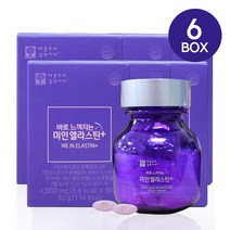 [애플트리김약사네] 바로 느껴지는 미인 먹는 엘라스틴+ (1 000mg x 30정) 6박스