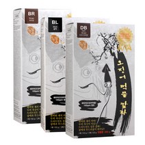 뉴겐 금송 스퀴드 잉크 헤어칼라 오징어먹물 새치염색약 11203486, 다크브라운 DB, 1개