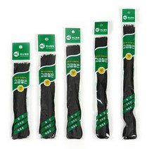 사무용 고급 서류 철끈 70cm 끈 철끈 구두끈 서류철 메모홀더, 블랙(1봉 18개입)