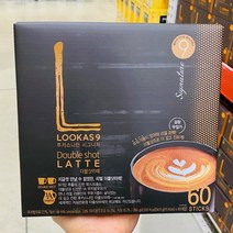 루카스나인 더블샷 라떼 14.9g x 60입, 14.9g x 60P