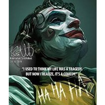 팝아트액자 조커(2019) I USED TO THINK MY LIFE WAS A TRAGEDY. 액자