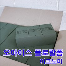 오아시스 이코노미 벽돌형 1박스 20개/꽃꽃이스펀지, 20개
