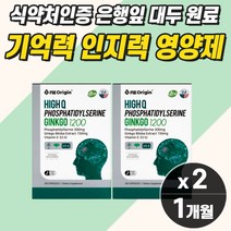 뇌영양제 포스파티딜세린 식약청인증 직구 대두추출 은행잎 레시틴 집중력 뇌기능 개선 영양제 포스타 티 딜 세린 노인 실버 시니어 고함량 PS 40대 50대 60대 머리에 포스타린틸