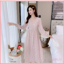 WPUY 플라워 원피스 선녀 순욕은 작은 사람들이 프랑스식 작은 키의 부드러운 여름을 디자인한다.