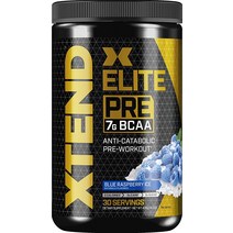 분지 쇄 아미노산 BCAA를 블루 라즈베리 아이스 30 인분 XTEND 엘리트 사전 BCAA 파우더 안티 이화 작용 운동 음료