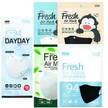 에버프레쉬 KF94 마스크 프레쉬에어 새부리형 2D 대형 소형(화이트 블랙) 데이데이클린(3D), 4. 새부리형 소형 화이트
