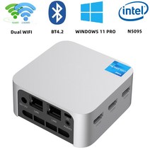 T8 PRO 미니 PC Windows 11 Pro 인텔 셀러론 N5095 포켓 M.2 2242 NGFF/NVMe DDR4 8GB 128GB SSD 듀얼 Wifi BT 4.2 100, 04 8G 1TB SSD, 03 UK
