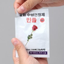 생화 보존제 10ml 10개입 꽃 절화 생화 꽃다발, 단품
