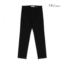 FRJ 여성 블랙 백기모 앵클슬림핏 데님팬츠 F98F-DP825A