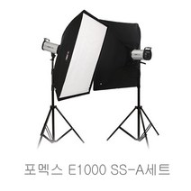 포멕스 E1000 SS-A세트 촬영조명 스트로브 순간광 의류 및 제품 촬영 스튜디오, 1개, E1000 SS-A세트 스트로브