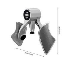 헬스기구부속품Pelvic Floor Strengthening Device Women Inner Thigh Exercise Equipment With Counter To, 02 Gray