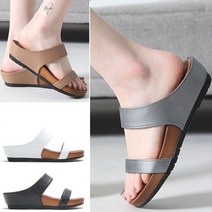 니나스파리 4cm 더블우드 미니멀 슬리퍼 7J148