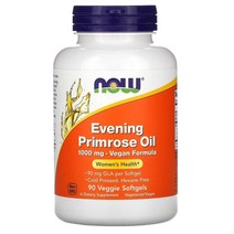 나우푸드 이브닝 프림로즈 달맞이꽃 오일 1000mg Veggie Softgels 90정