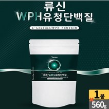 류신 WPH 유청 단백질 유신 담백질 프로틴 헬스 운동 전후 엘로이신 유청농축 단백분말 유청단백 가수분해물 가루 분말 파우더 푸로틴, 한 팩, 560g