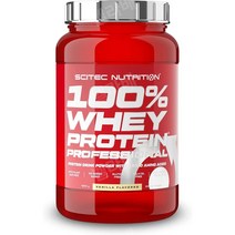 Scitec Nutrition 100% 유청 단백질 프로페셔널 아미노산 및 소화 효소 포함 글루텐 프리 2.35g-5kg 바닐라 외 20가지 맛, 키위 바나나, 920g (1팩)