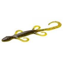 Zoom Bait 002024 도마뱀 솜사탕 샤르트뢰즈 15.2cm(6인치) 9팩 원 사이즈 (002-024), Bullfrog